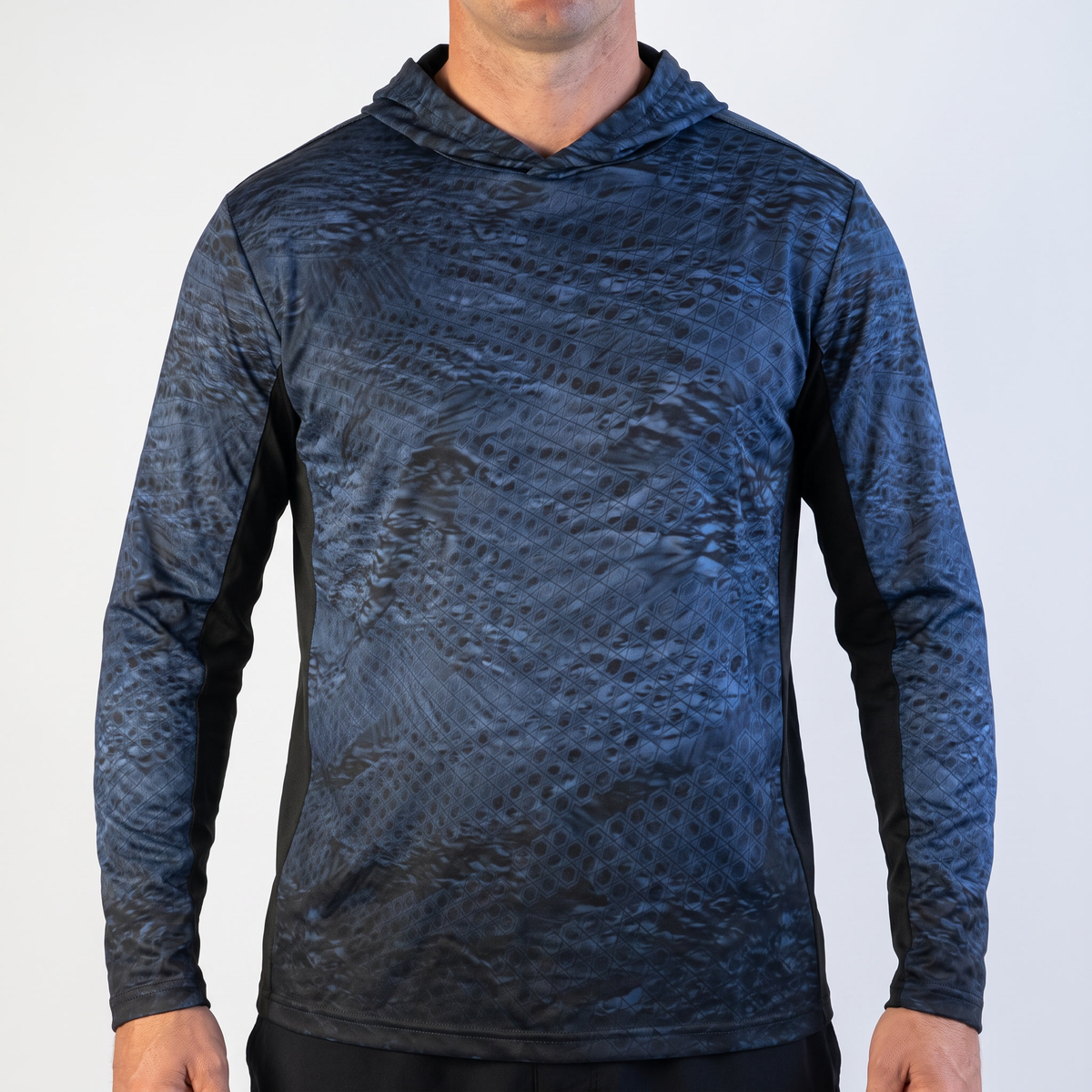 UPF 50+ Hooded Sun Jersey — Navy — product hero