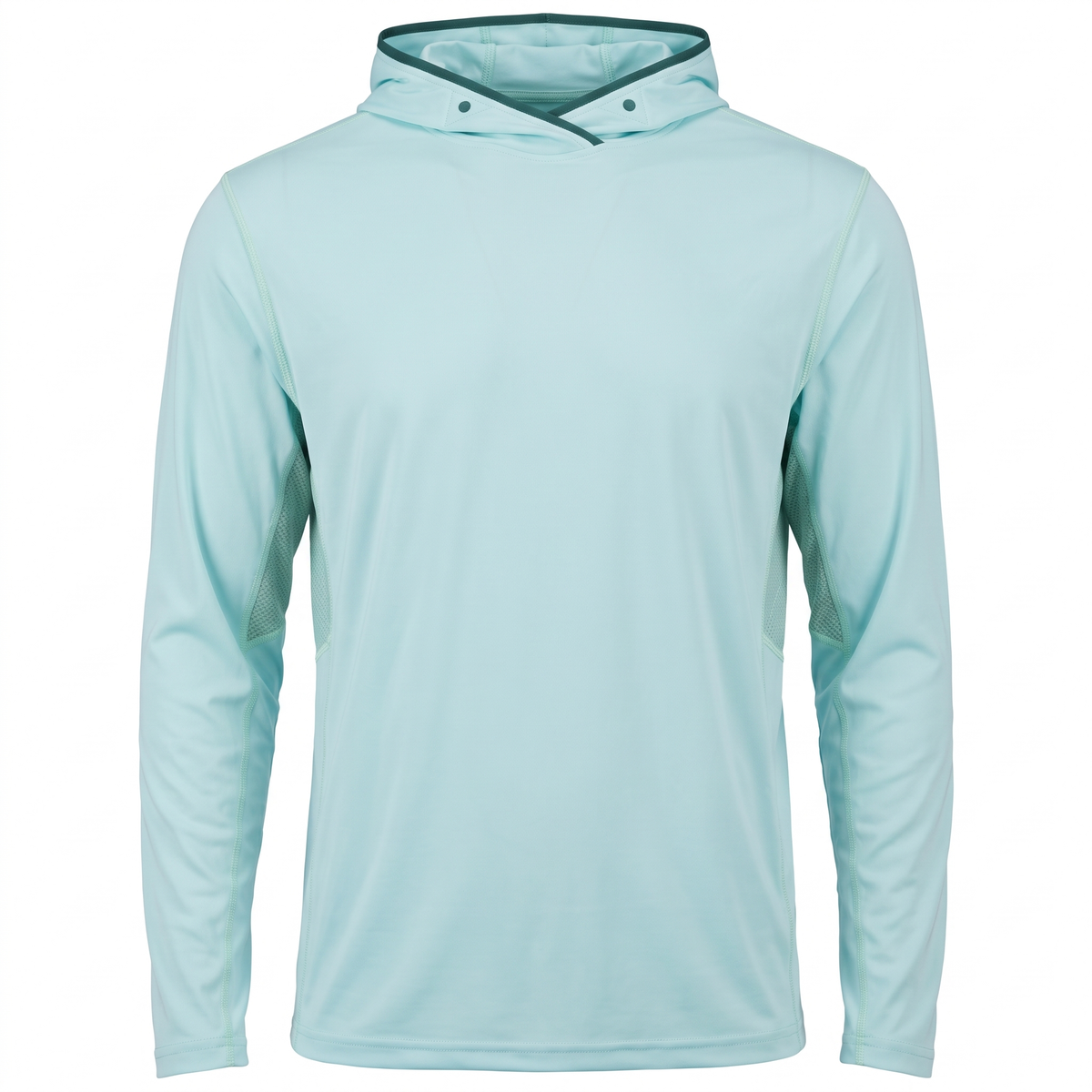 UPF 50+ Performance Sun Hoodie — Light Green — studio view