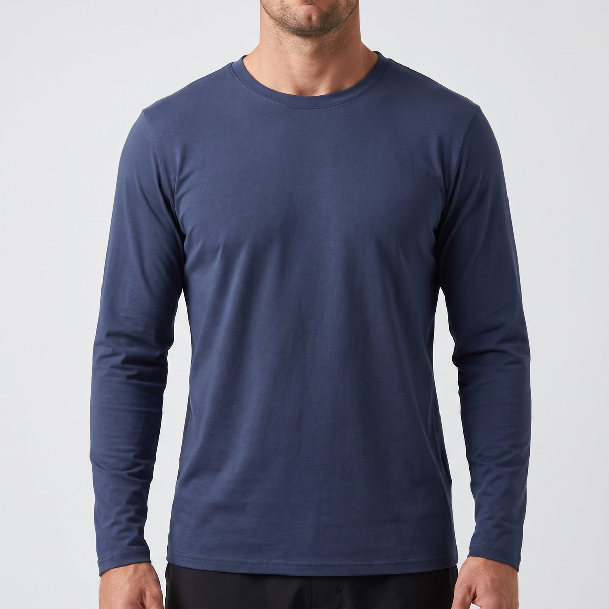 UPF 50+ Tuna Long-Sleeve Sun Tee — Gunmetal — product hero