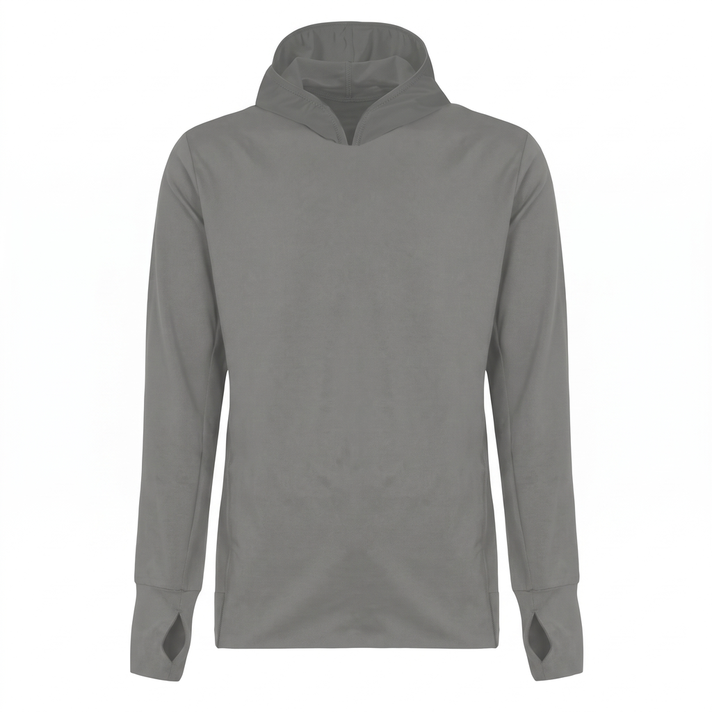 UPF 50+ Vented Hooded Sun Shirt — studio view