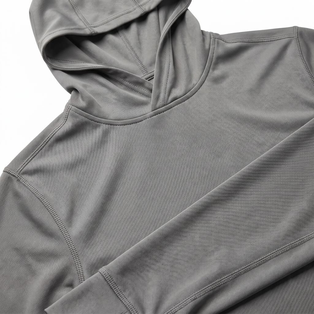 UPF 50+ Vented Hooded Sun Shirt — detail