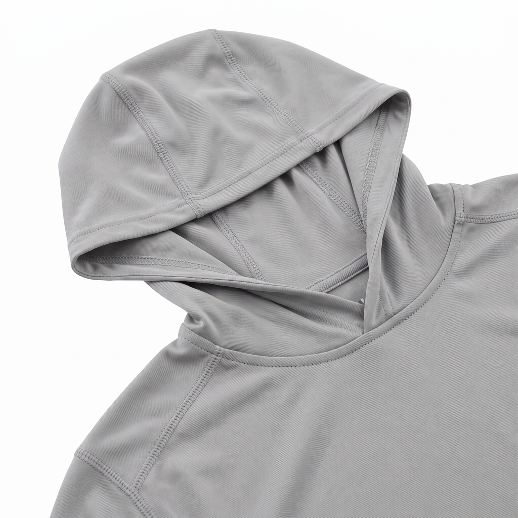 UPF 50+ Kingfish Hooded Sun Shirt — detail