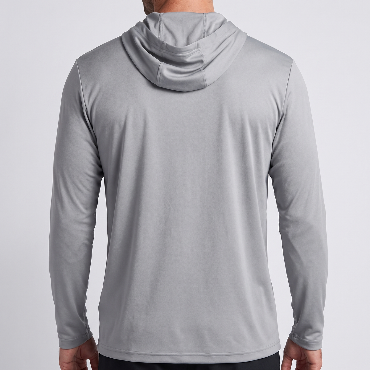 UPF 50+ Bluefin Tuna Hooded Sun Shirt — product hero