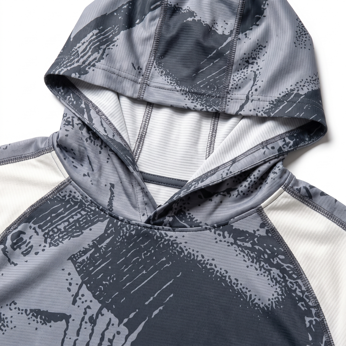 UPF 50+ Long-Sleeve Hooded Sun Shirt — detail