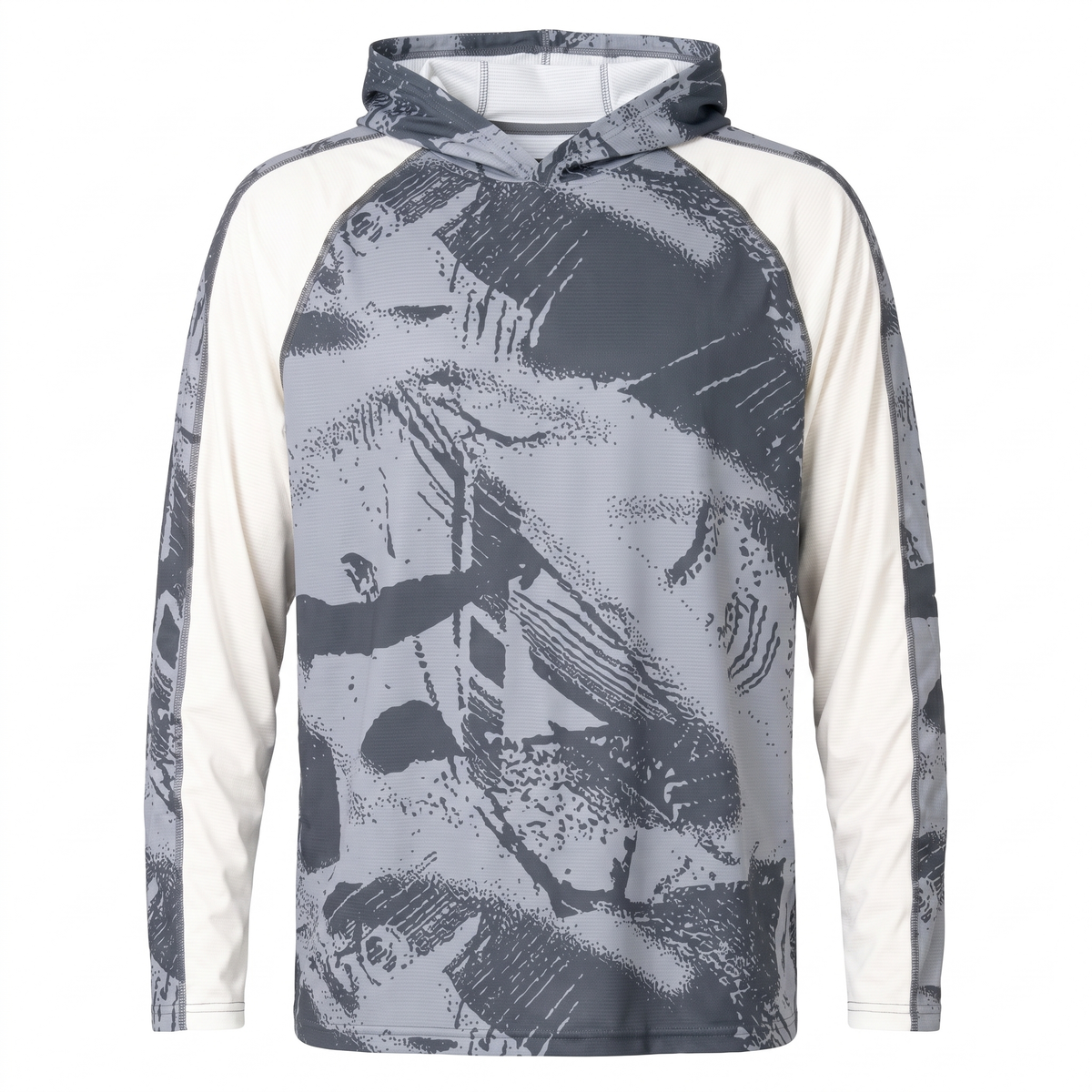 UPF 50+ Long-Sleeve Hooded Sun Shirt — studio view