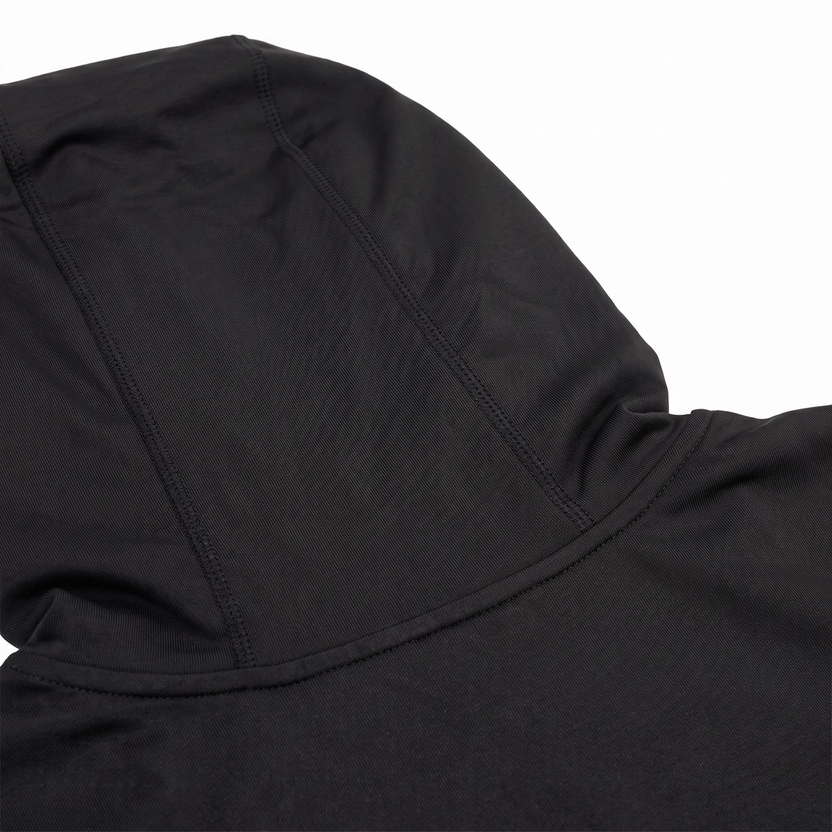UPF 50+ Hooded Sun Shirt — Black — detail