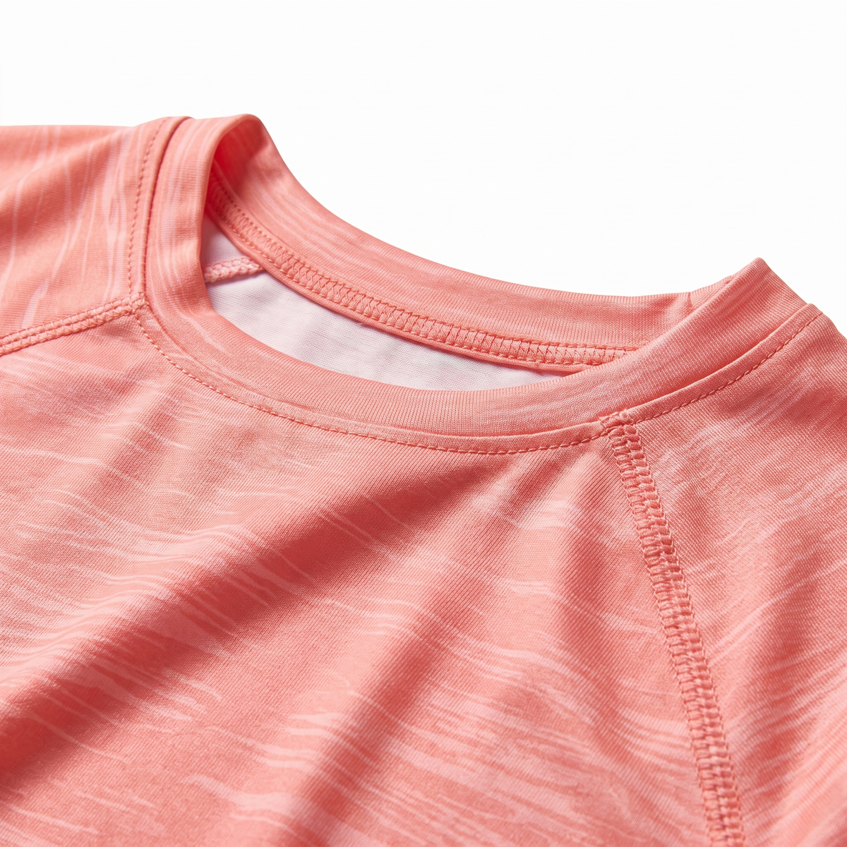 Women's UPF 50+ Technical Sun Shirt — Coral — detail
