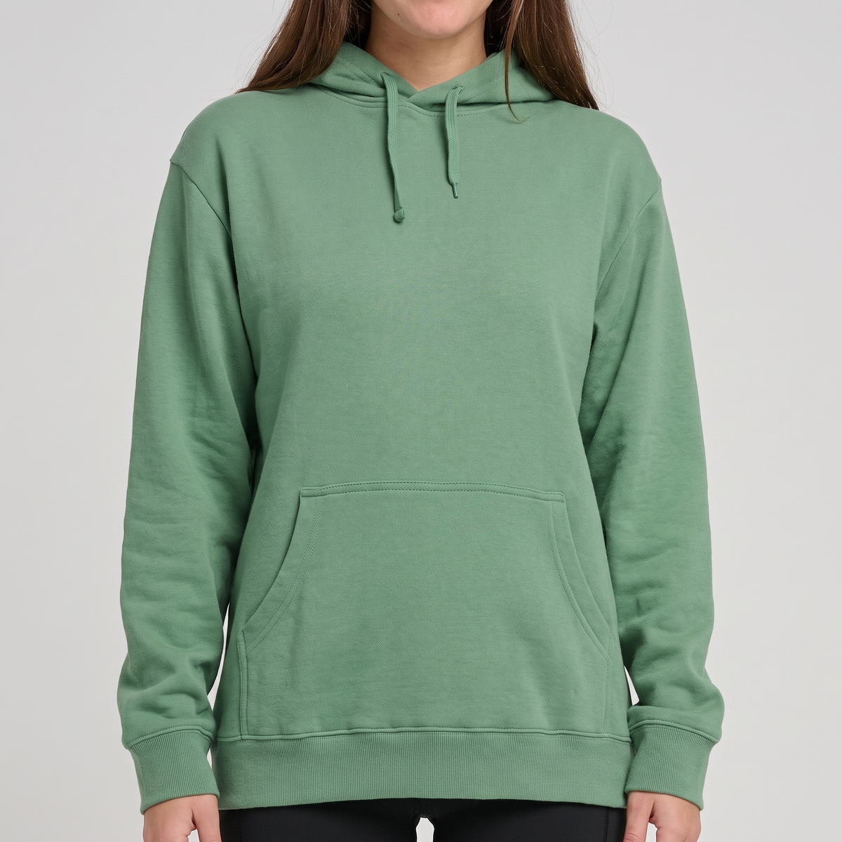 Women's UPF 50+ Hooded Sun Shirt — Sage Green — product hero