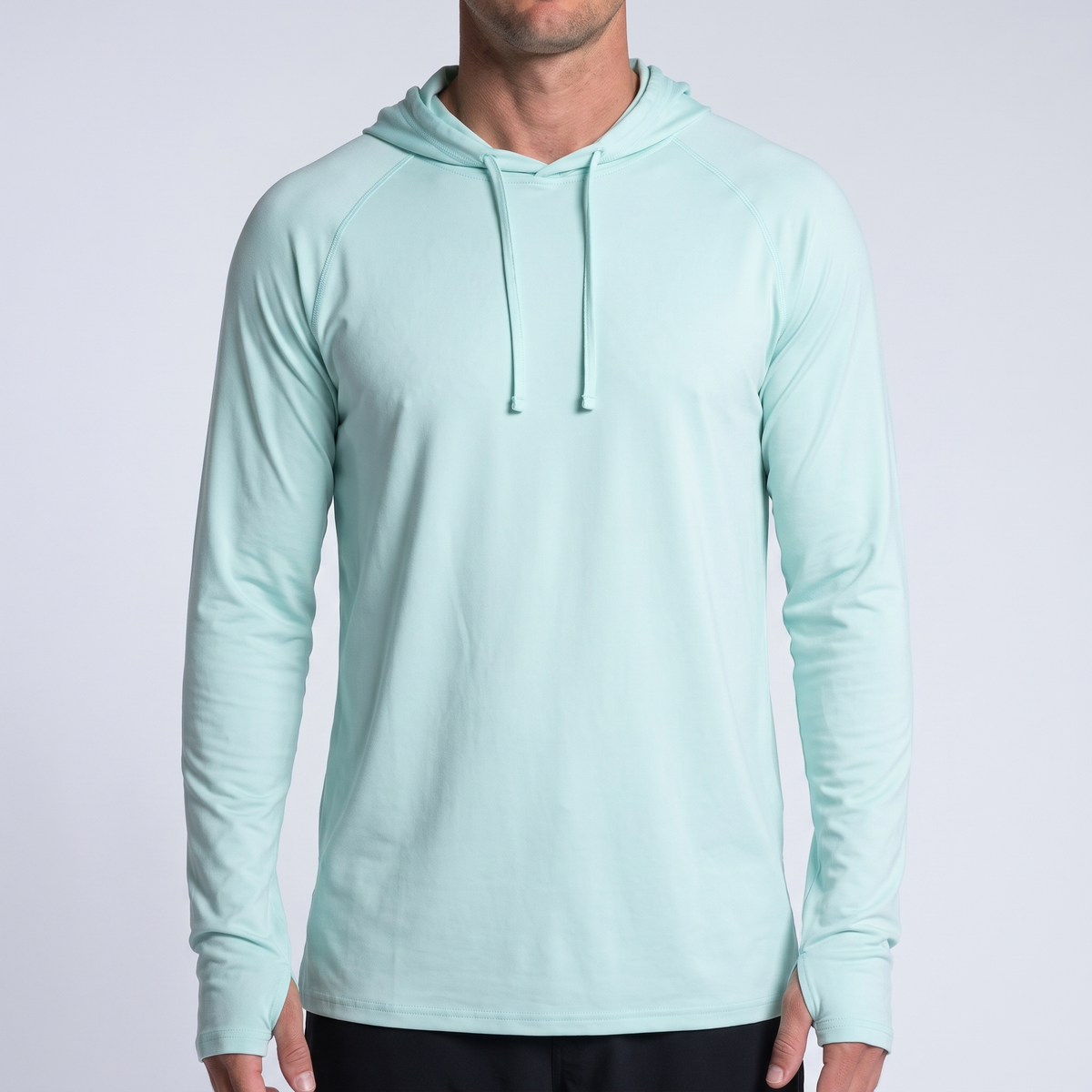 Women's UPF 50+ Hooded Sun Shirt — Seafoam — product hero