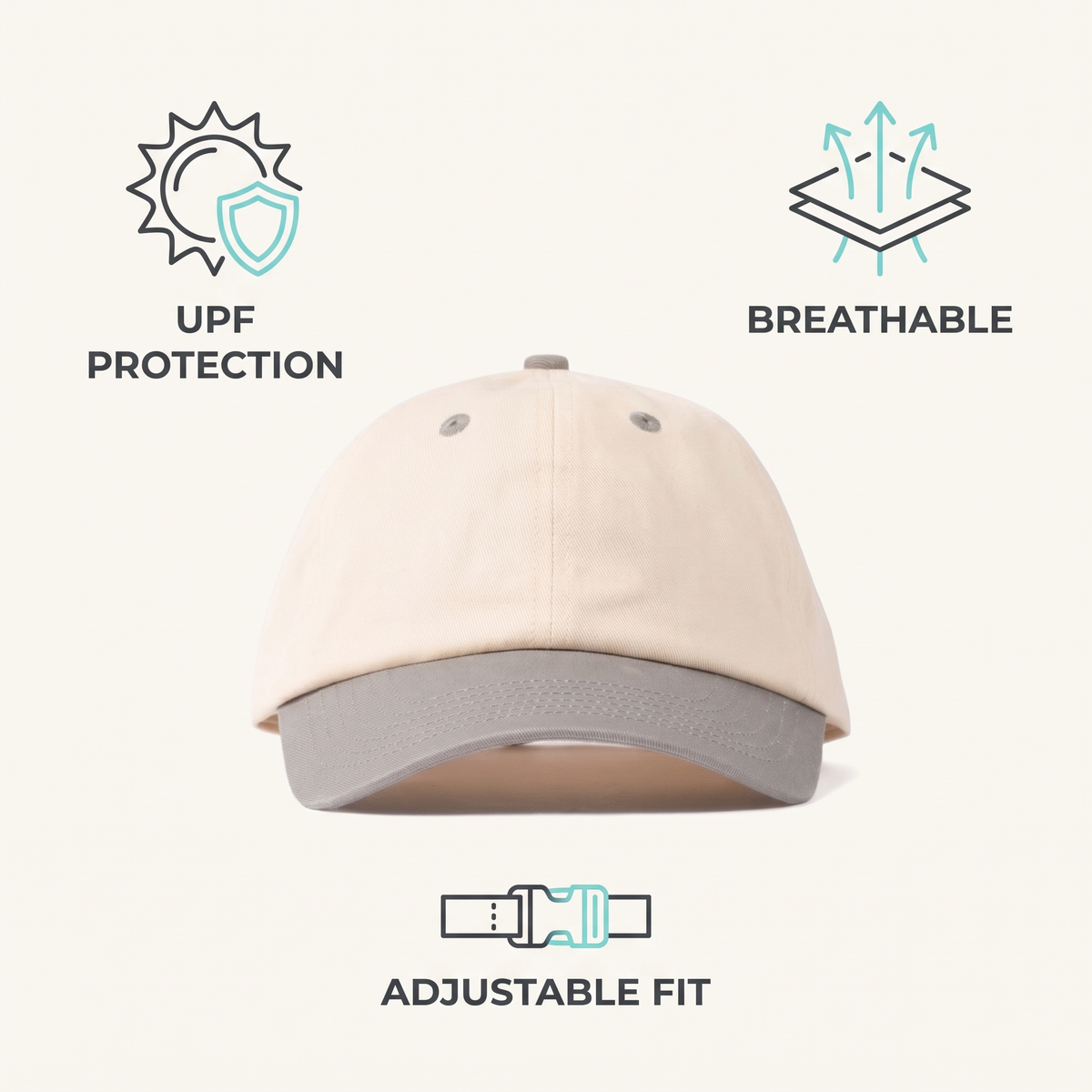6-Panel Fishing Cap — features