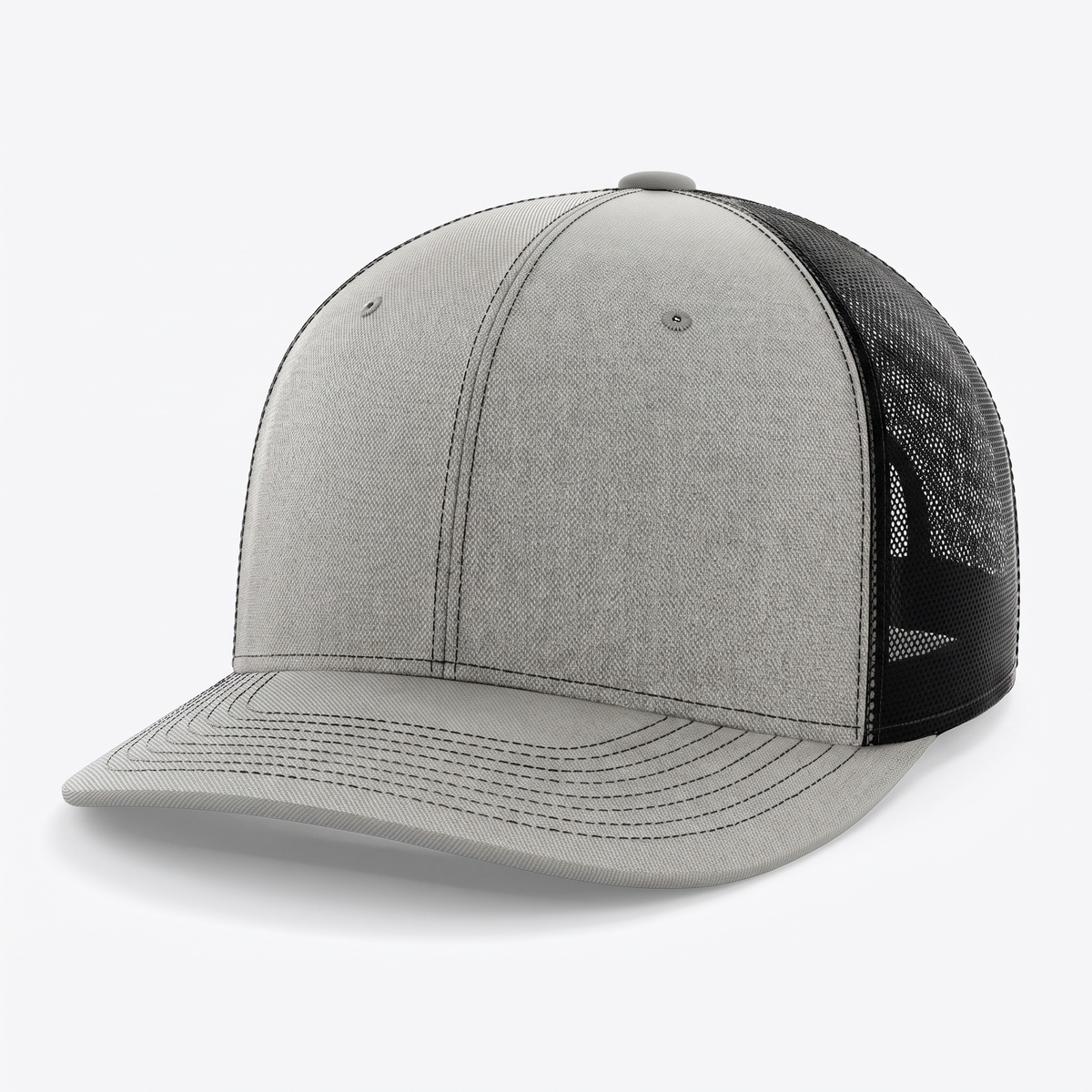 Signature Trucker Cap — Grey/Blue — product hero