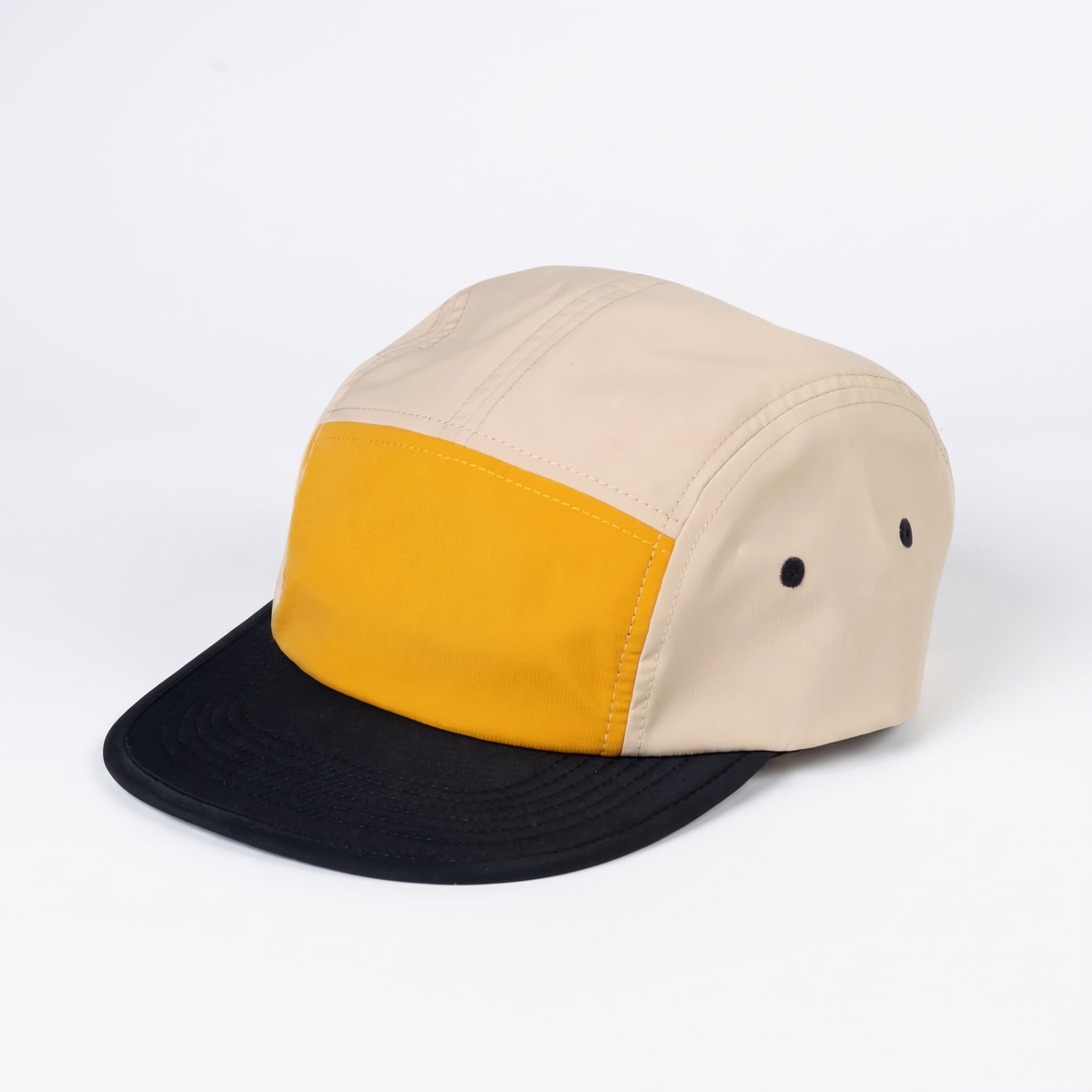 Packable Wide-Brim Sun Hat — Gold — product hero