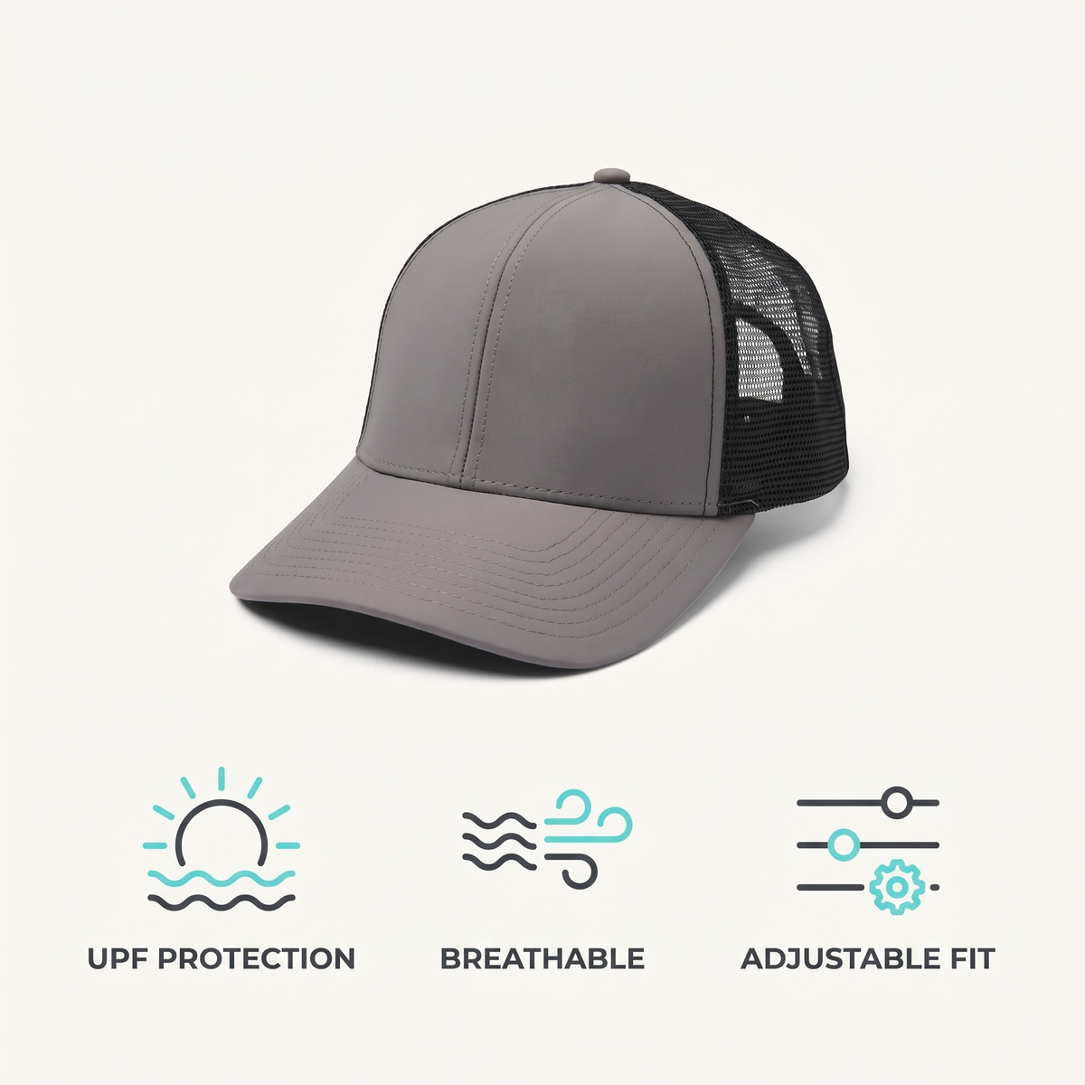 Angler Trucker Cap — features