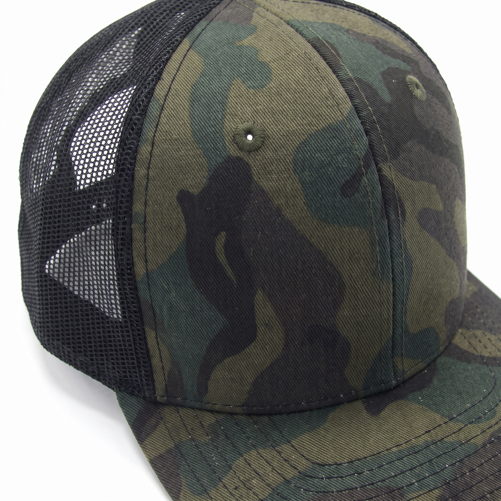Camo Trucker Cap — detail