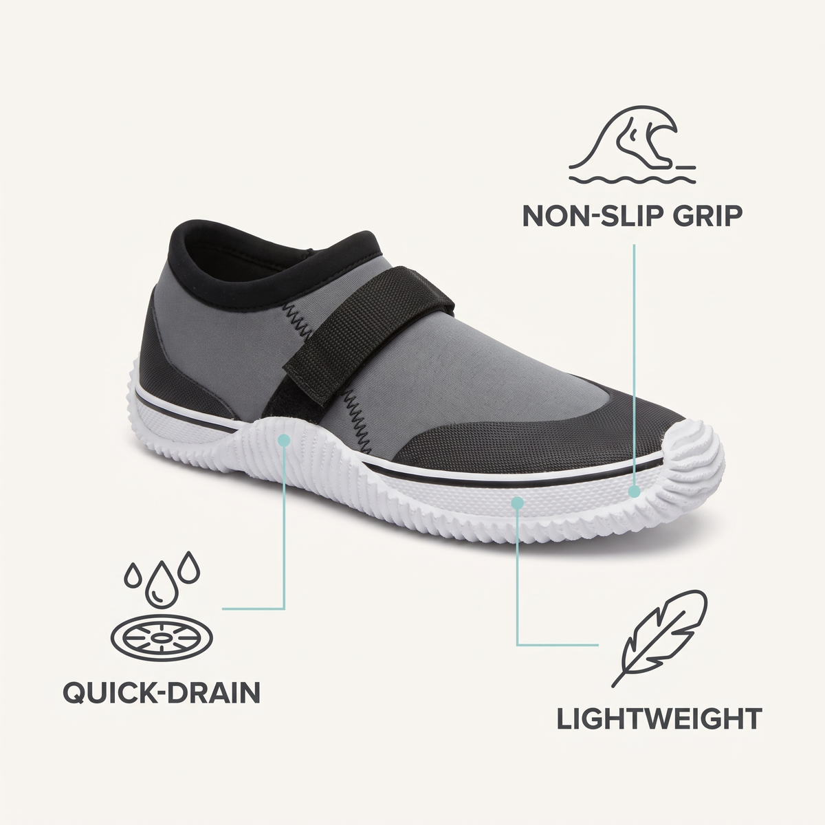 Neoprene Deck Shoes — features