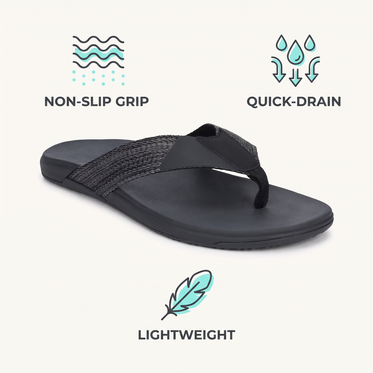 Deck Flip-Flops — Steel — features