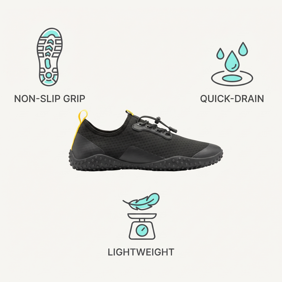 Sonar Reef Water Shoes — features