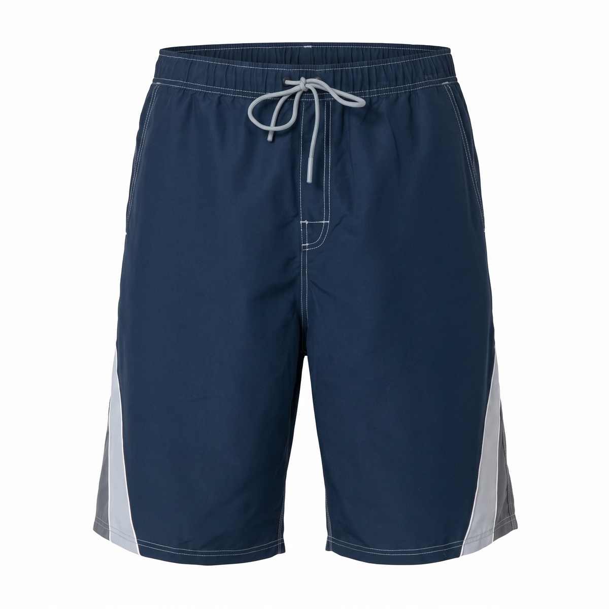 Elastic-Waist Boardshorts — studio view
