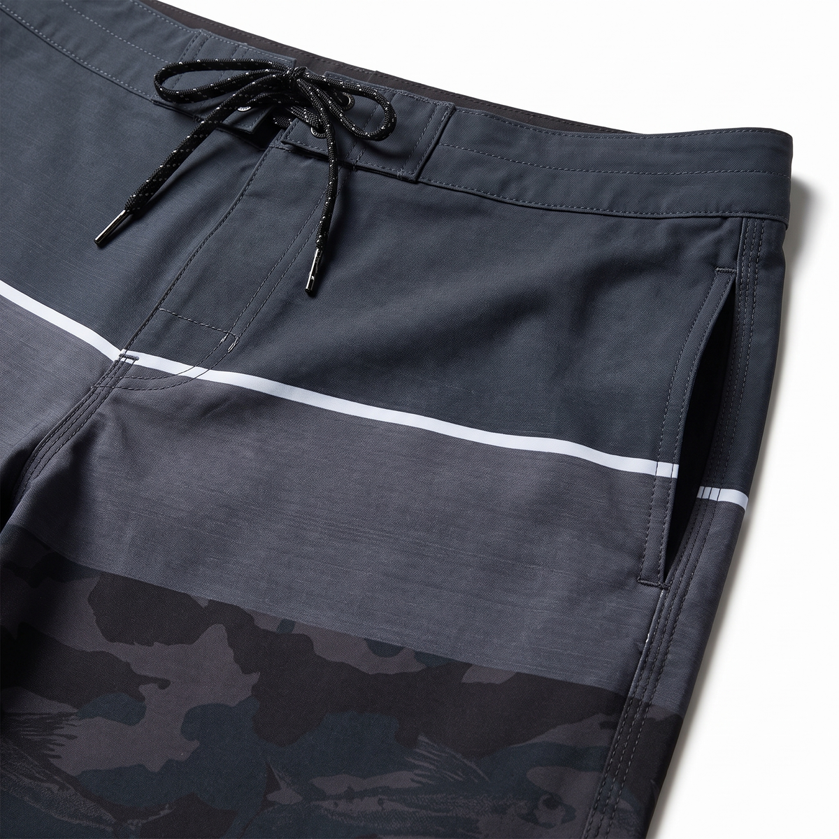 Utility Boardshorts — Black — detail
