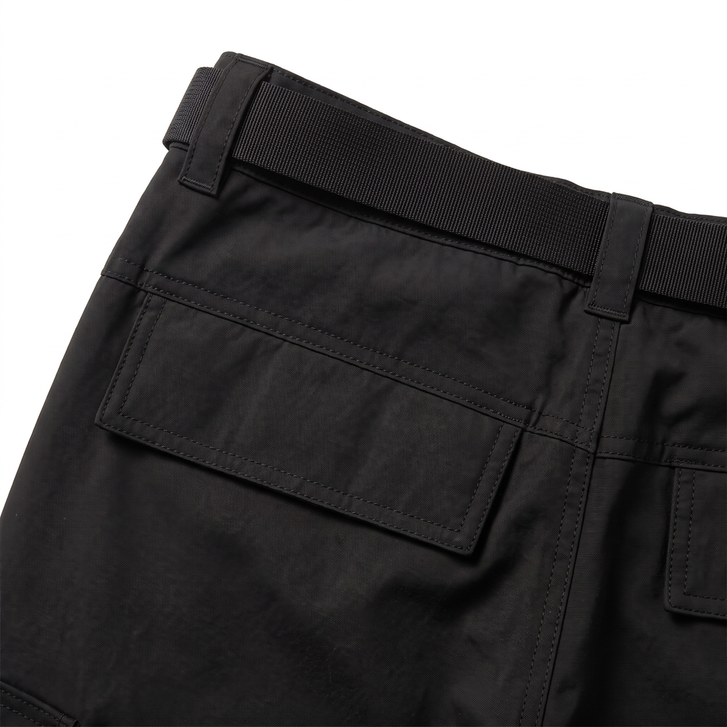 Technical Fishing Pants — Black — detail