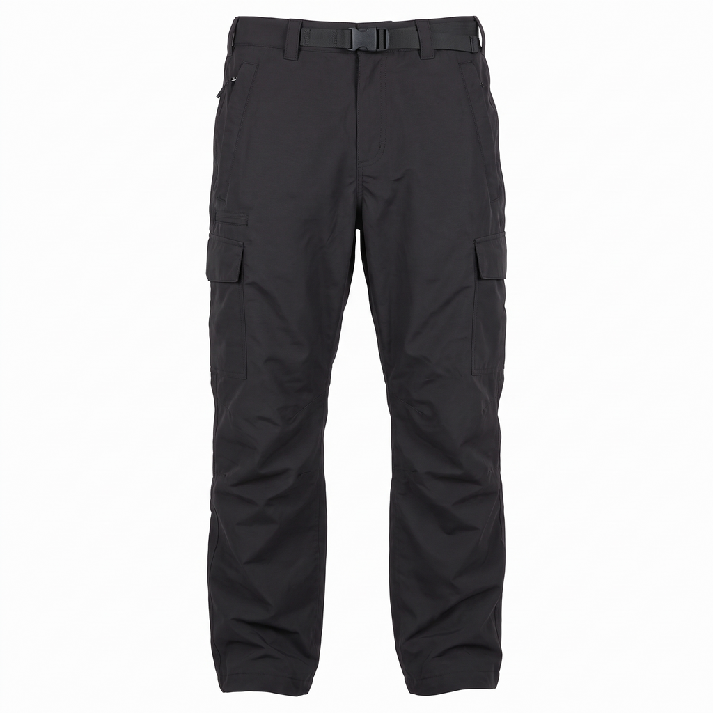 Technical Fishing Pants — Black — studio view