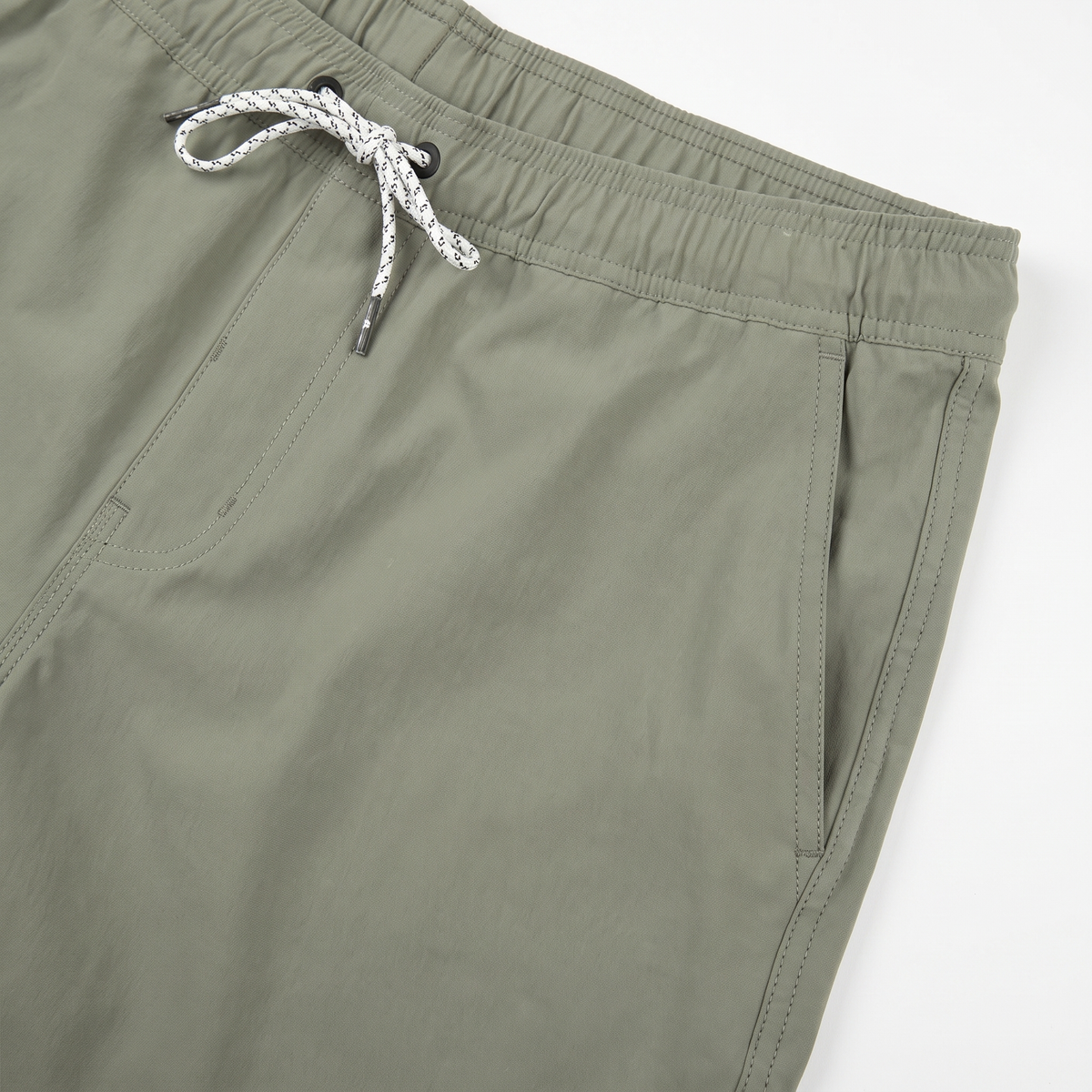Elastic Boardshorts — Vintage Military — detail