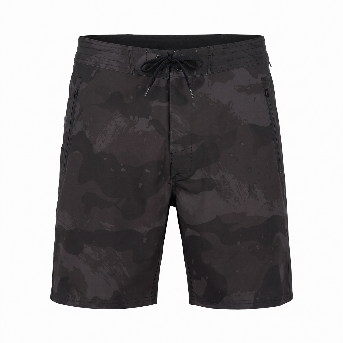 18" Boardshorts — Brush Camo — studio view