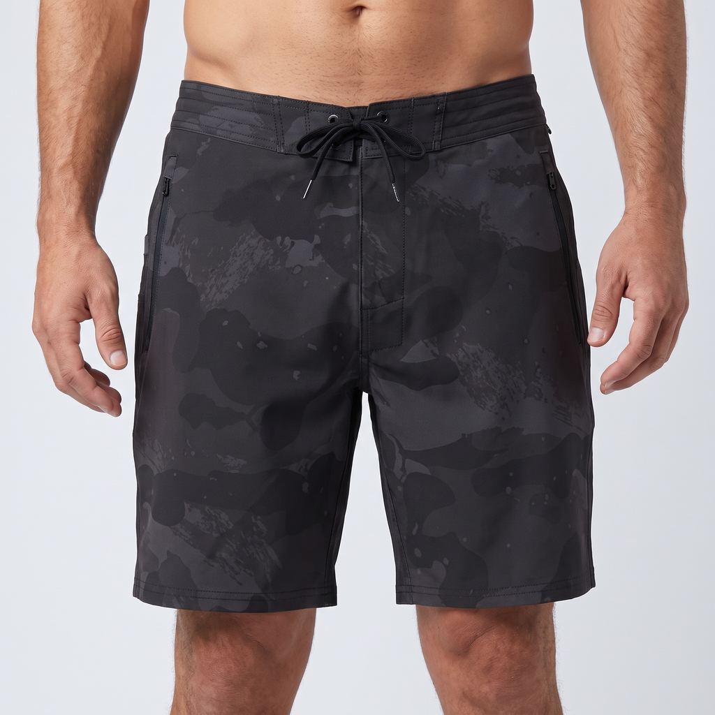18" Boardshorts — Brush Camo — product hero