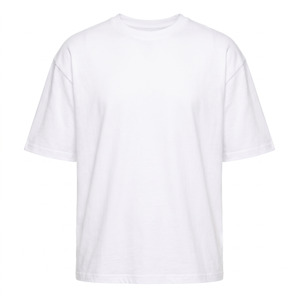 Fishing Tee — White — studio view