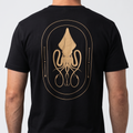Squid Graphic Fishing Tee — Black — product hero