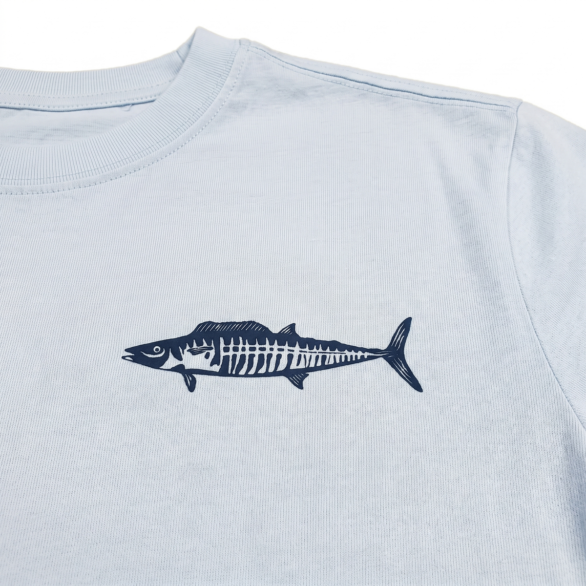 Classic Fishing Tee — White — detail