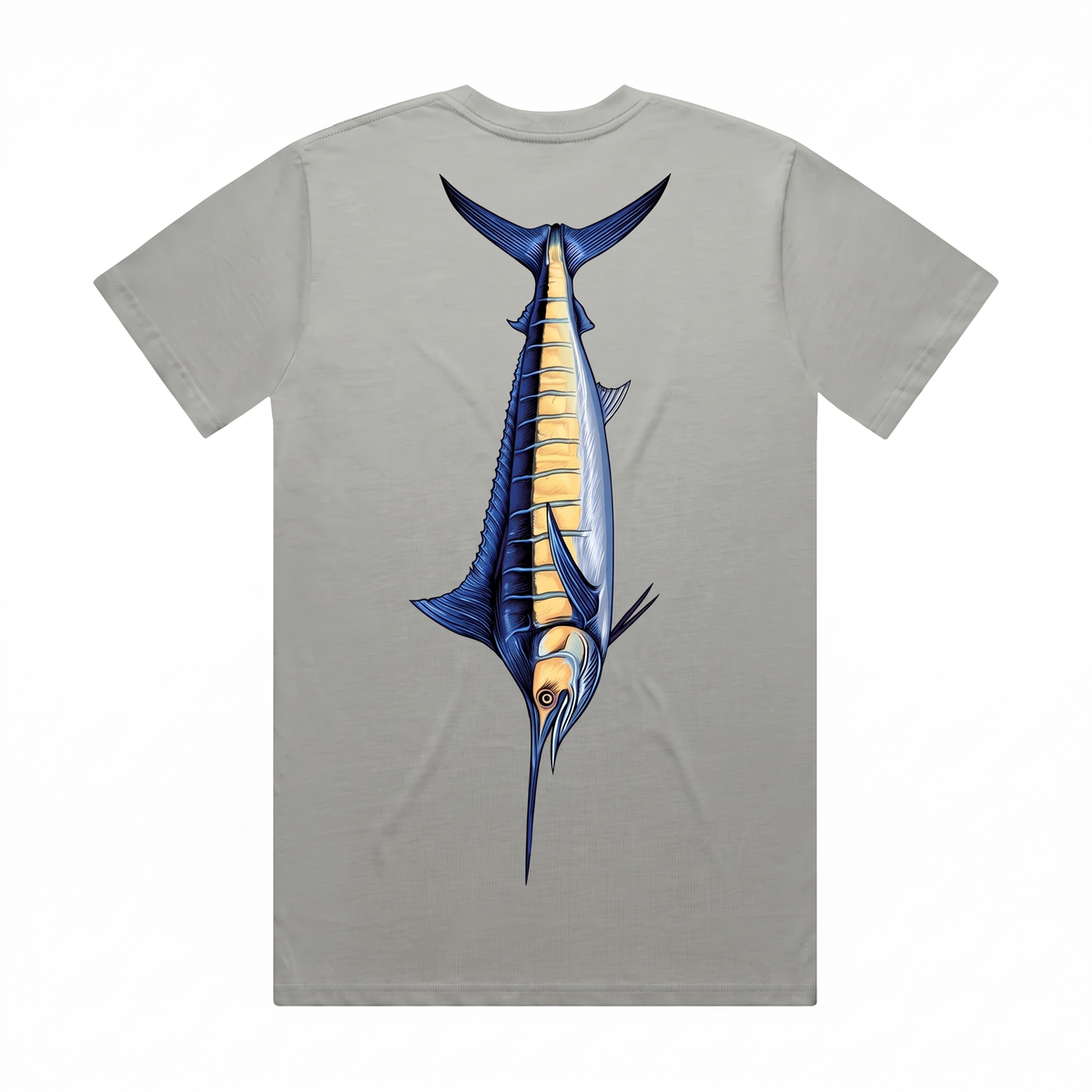 Blue Marlin Artist Fishing Tee — studio view
