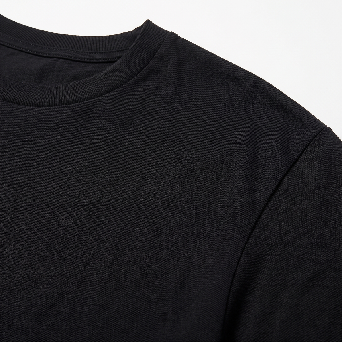 Essential Fishing Tee — Black — detail