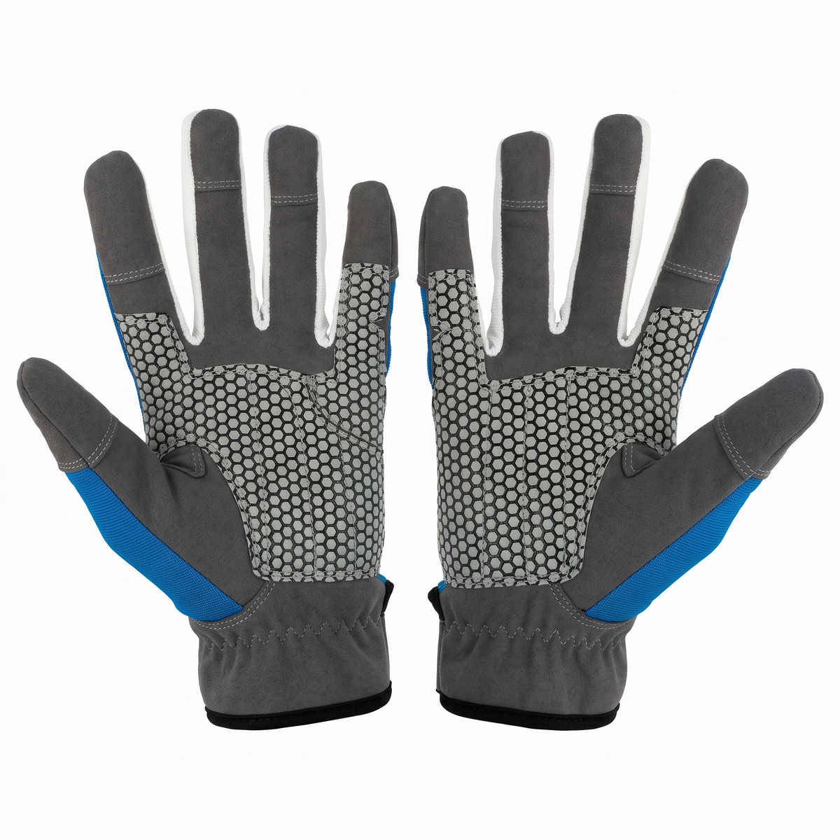 Offshore Fishing Gloves — Blue — studio view
