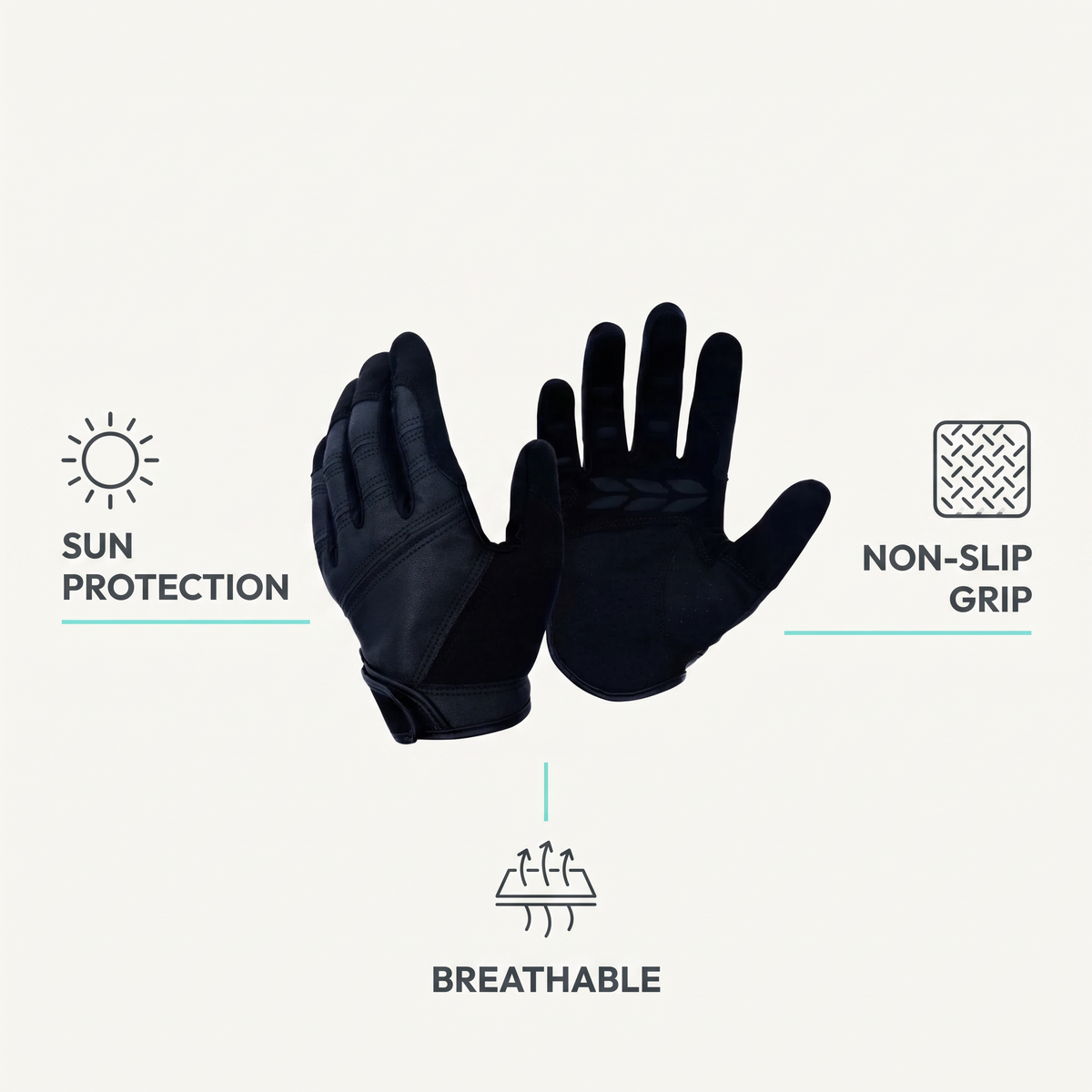 Full-Finger Fishing Gloves — features