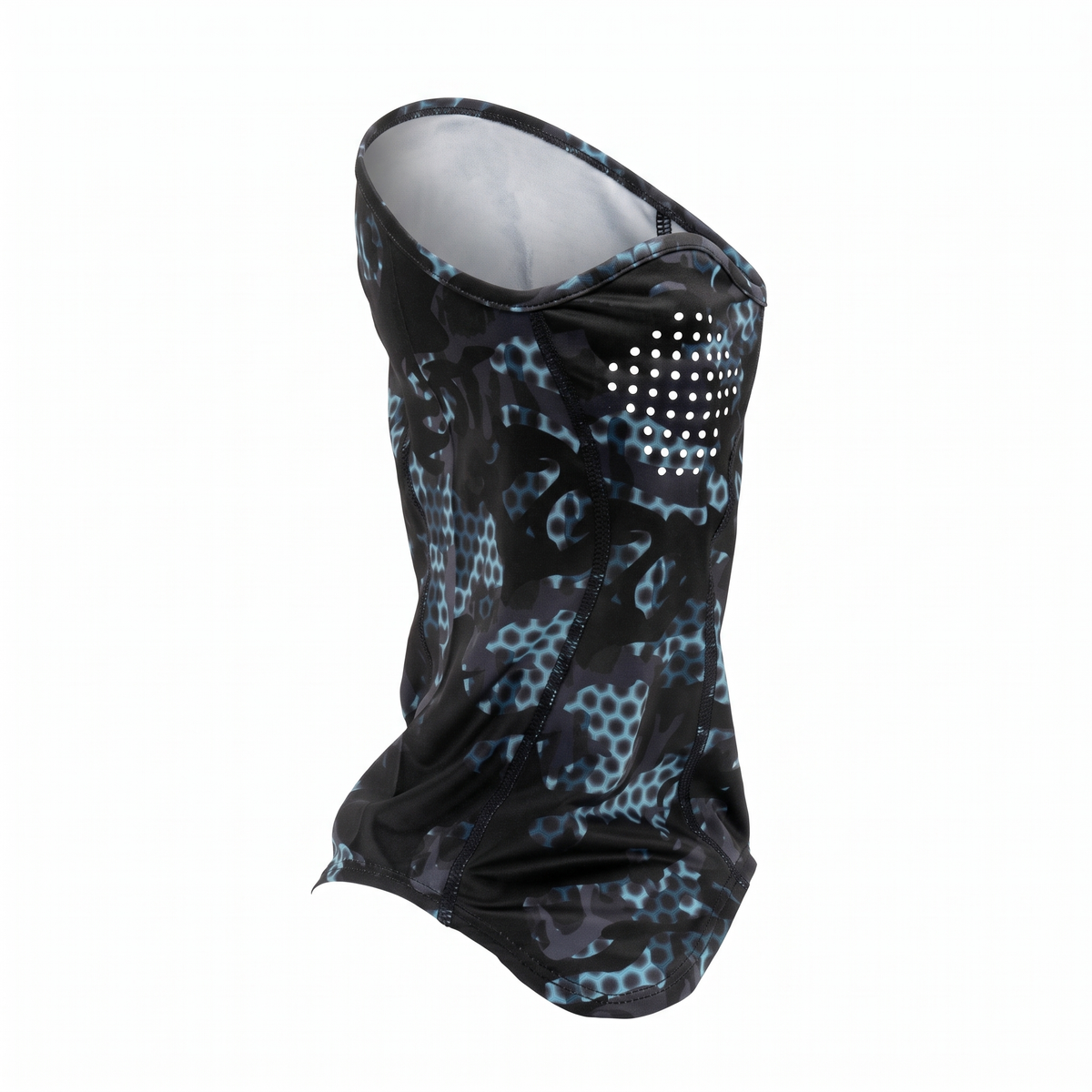 Face & Neck Sun Shield — Dark Blue — studio view