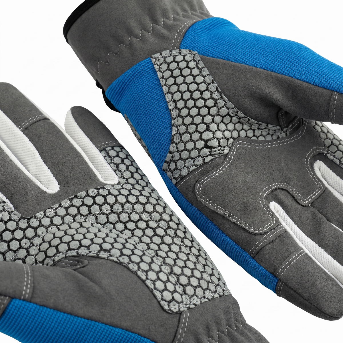 Offshore Fishing Gloves — Blue — detail