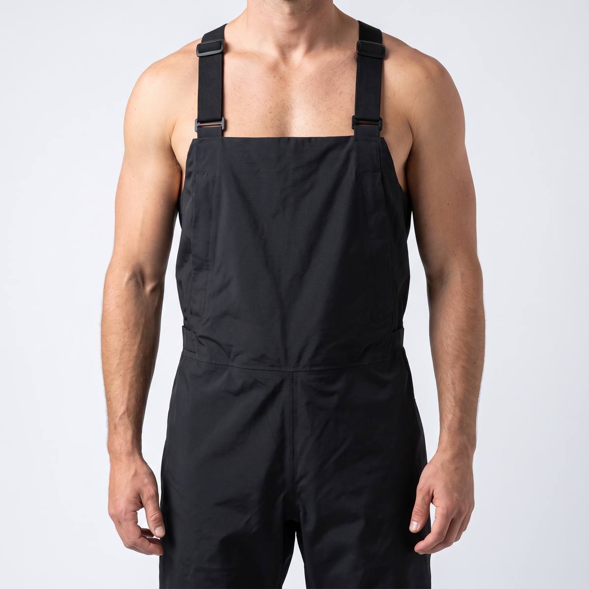 Waterproof Wading Bib — Black — product hero