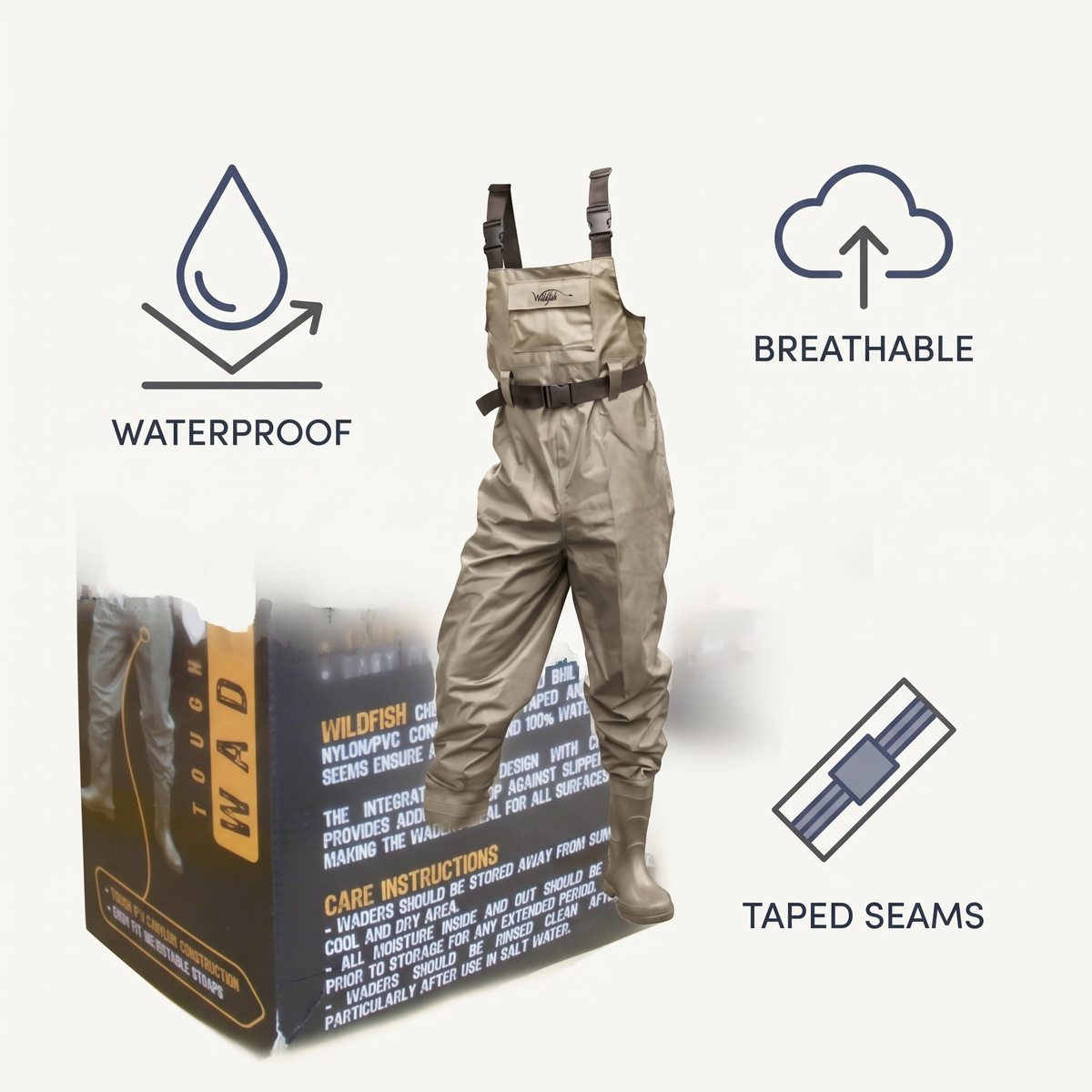 Tough Chest Waders — features
