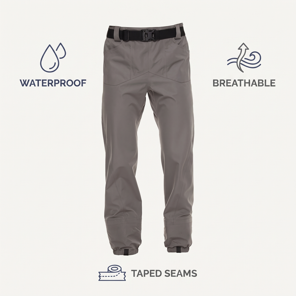 3-Layer Waterproof Wading Pants — features