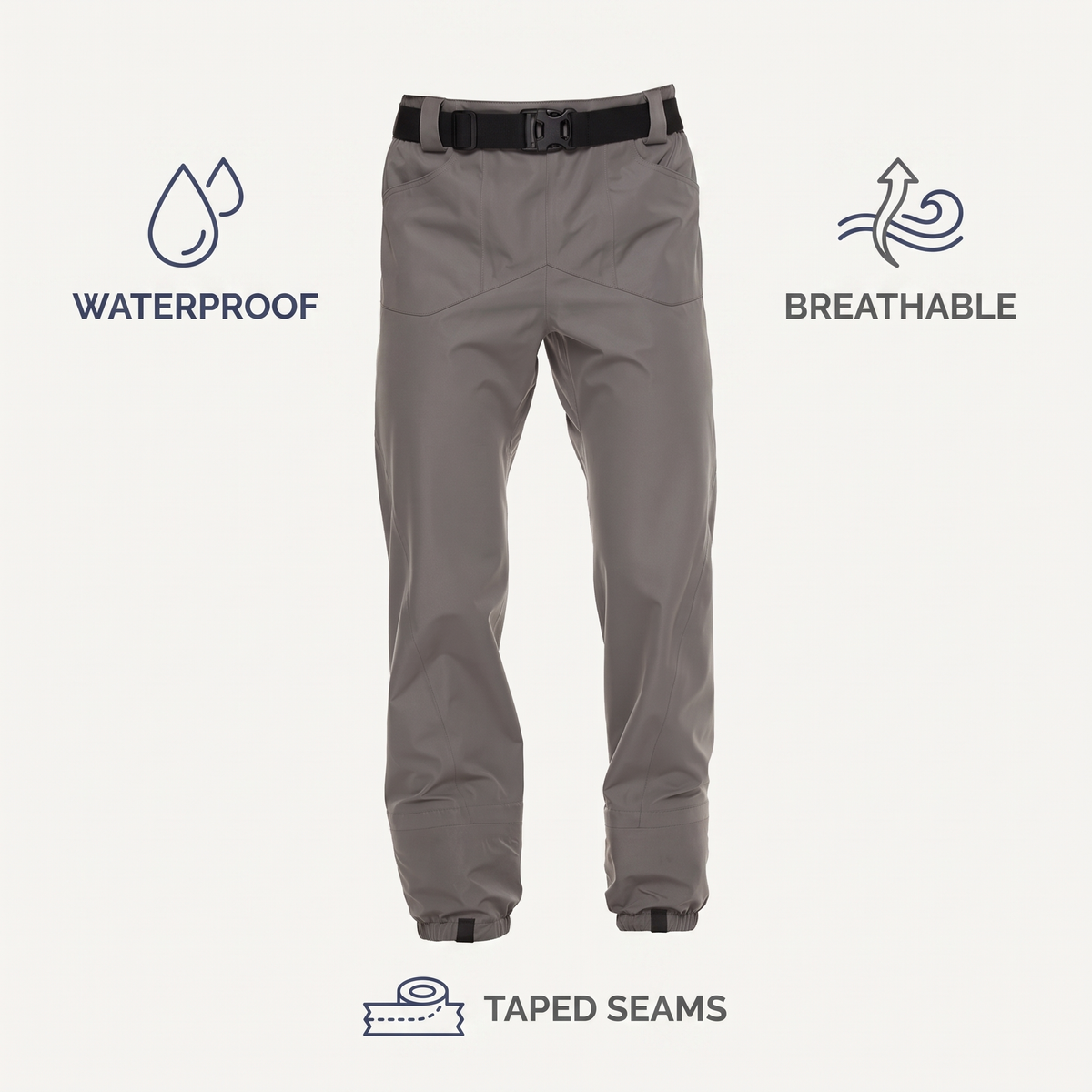 3-Layer Waterproof Wading Pants — features