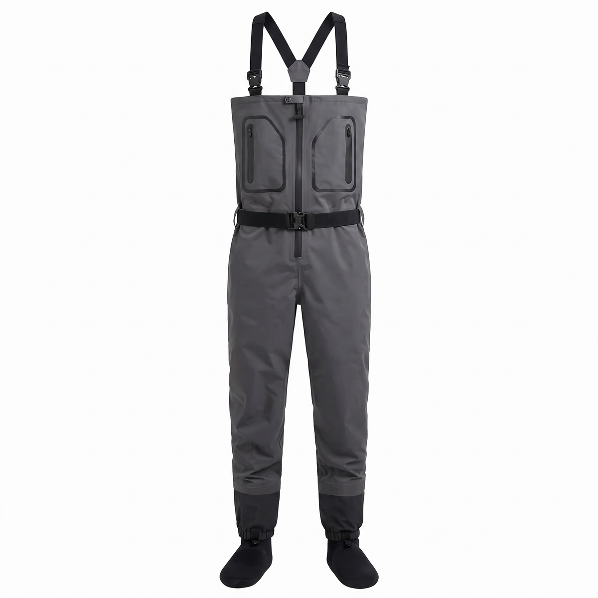 Waterproof Stockingfoot Chest Waders — studio view